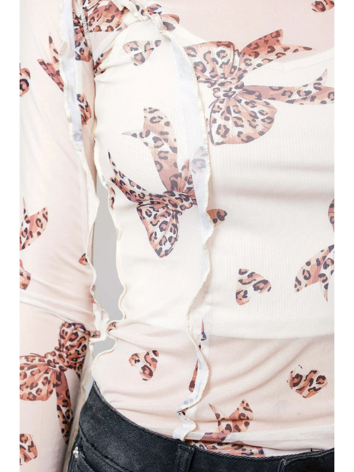 Cheetah Bow Top