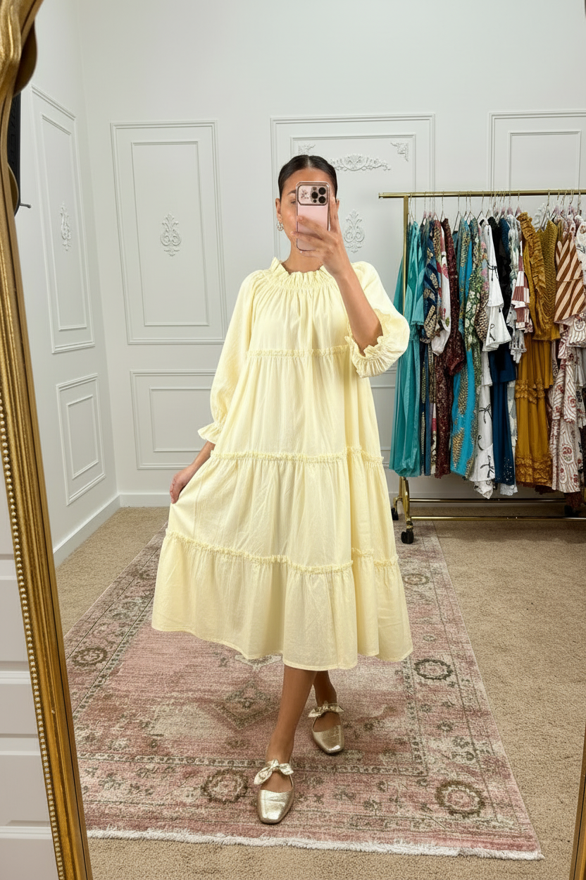 Sara Cotton Dress - Short & Long Version