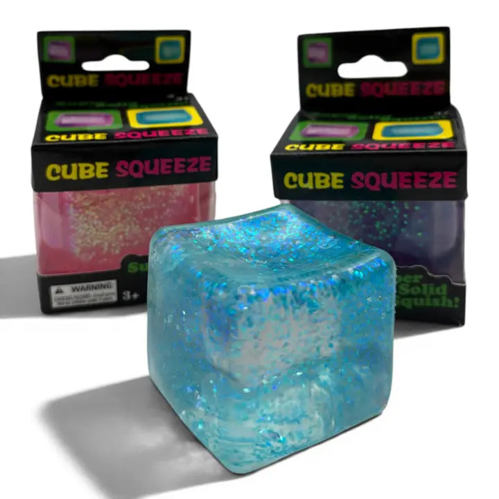 Glitter/Ty Dye Squishy Cube