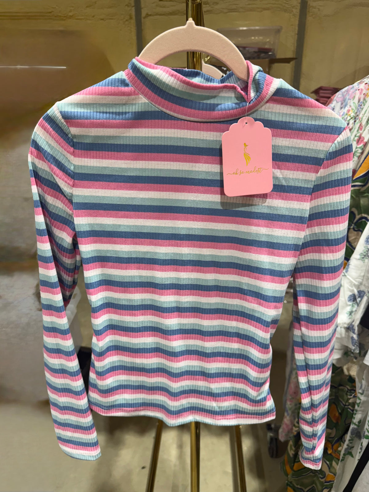Pink Striped Shirt