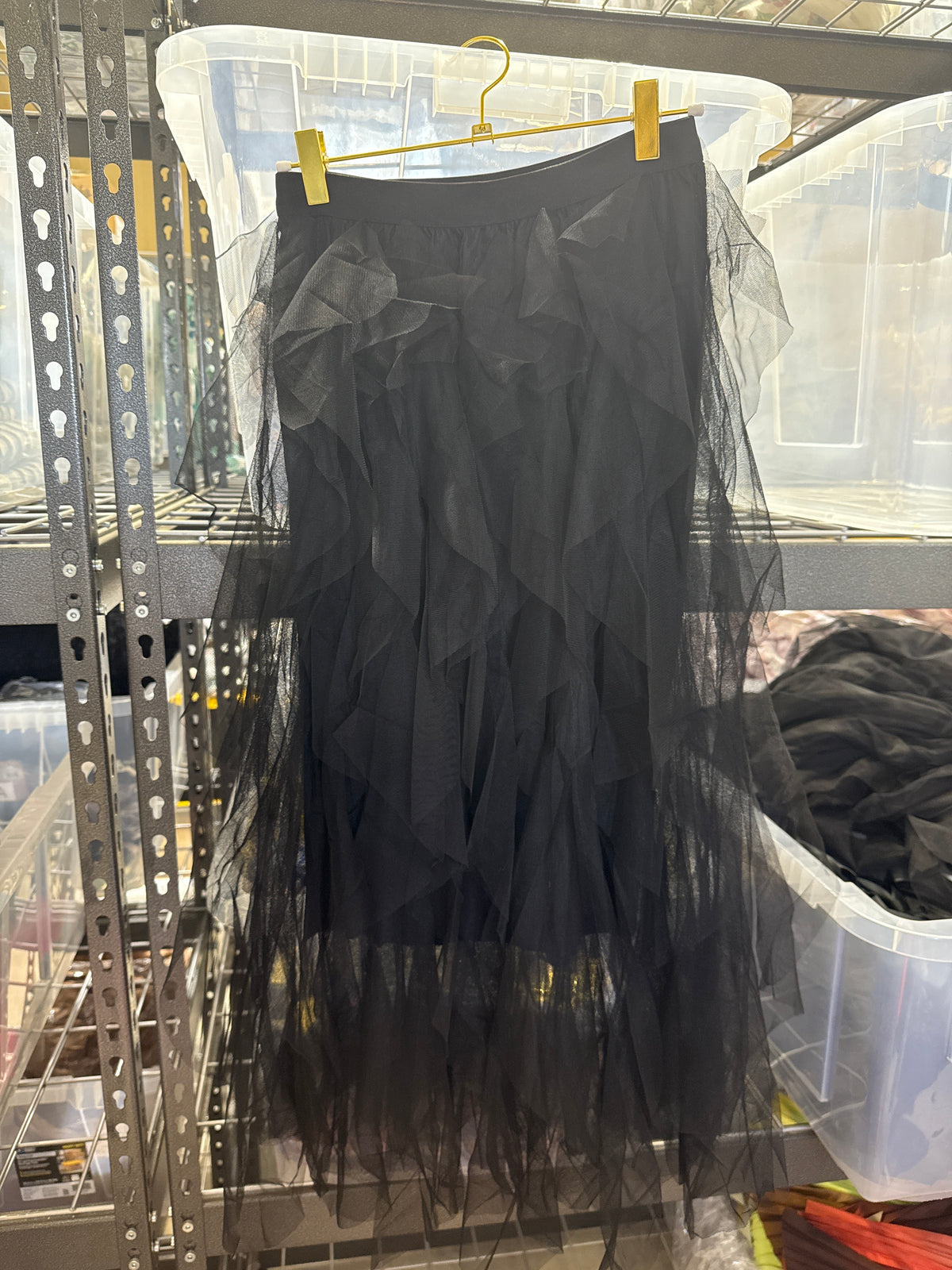 RUFFLE TULLE SKIRT