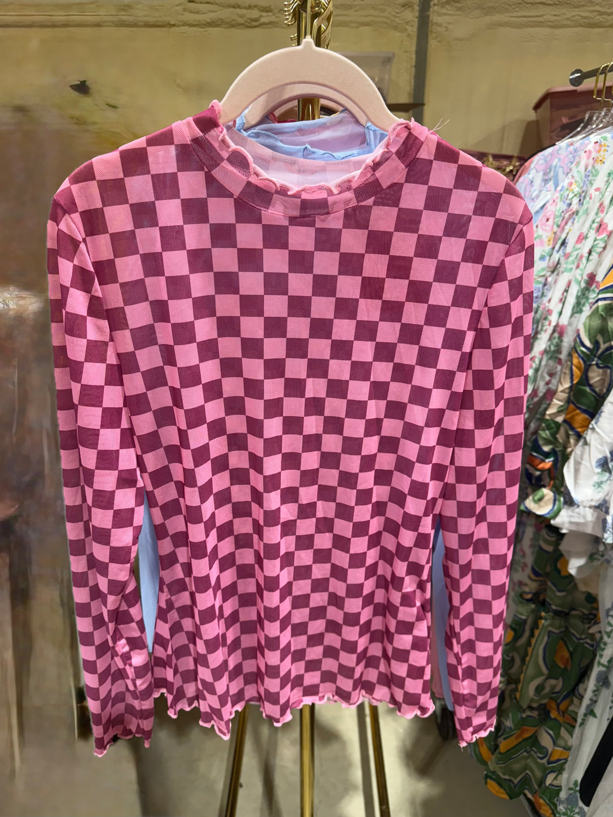 Checkered Top